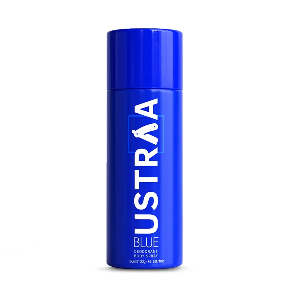 Ustraa Blue Deodorant Body Spray 150Ml