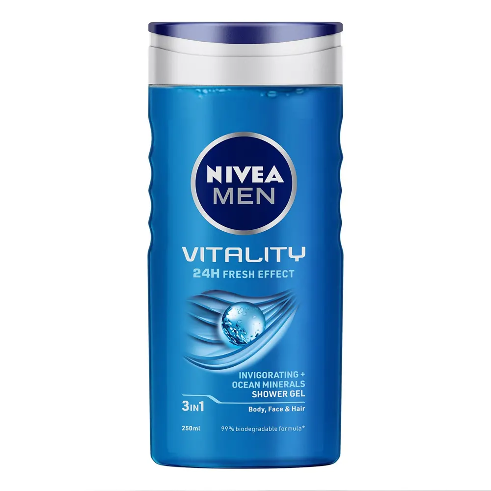 Nivea Men Vitality Fresh Shower Gel 250Ml