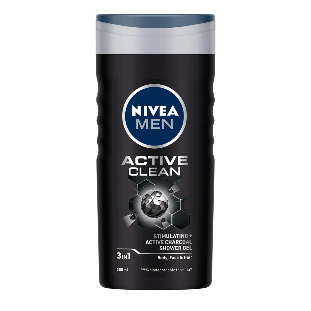 Nivea Men Active Clean Shower Gel 250Ml