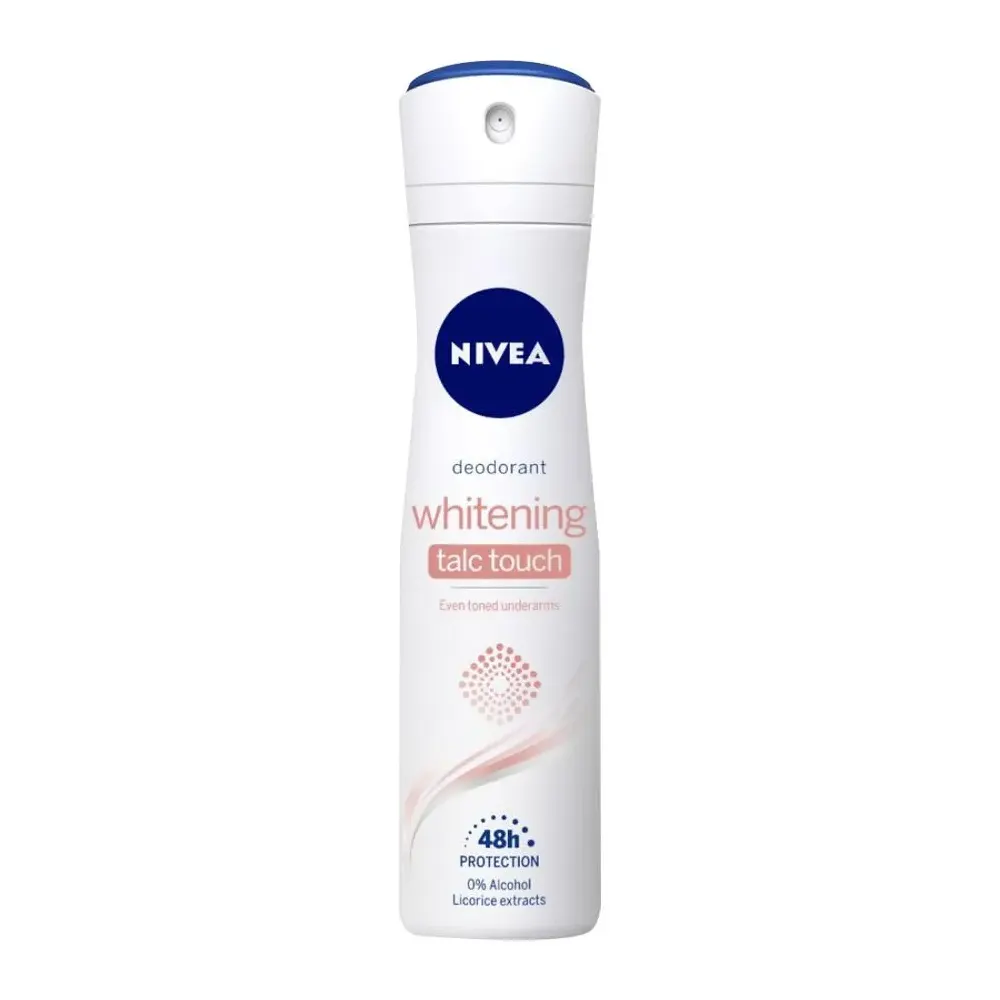 Nivea Whitening Talc Touch Deodorant 150Ml