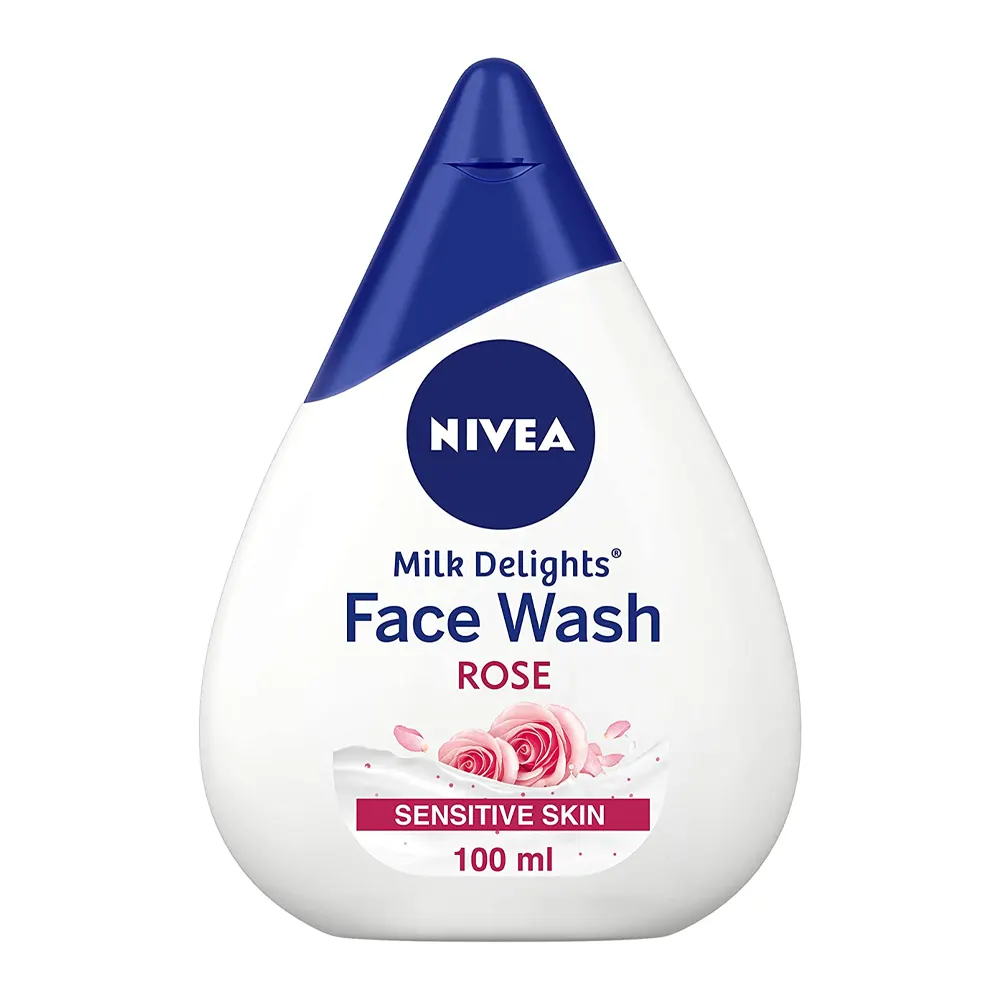 Nivea Milk Delights Sensitive Skin Rose Face Wash 100Ml