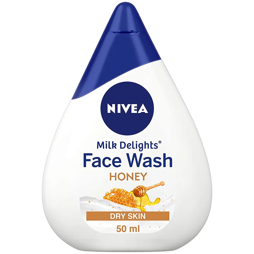 Nivea Milk Delights Dry Skin Face Wash Moisturizing Honey 50Ml