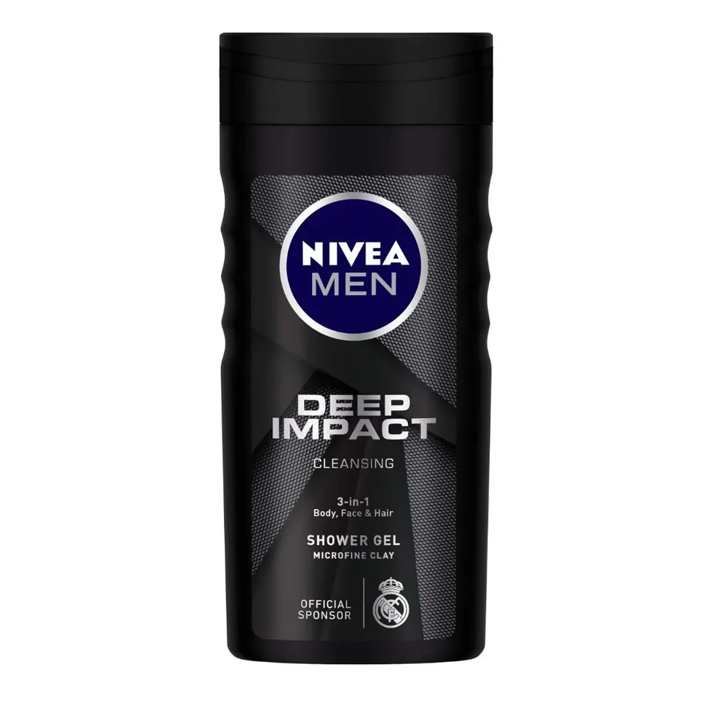 Nivea Men Deep Impact Cleansing Shower Gel  250Ml
