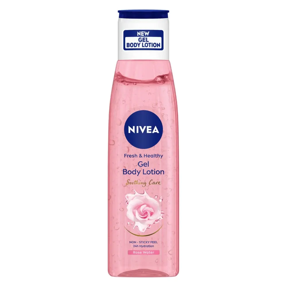 Nivea Fresh And Healthy Gel Body Lotion Soothing Care Rose Water 75Ml