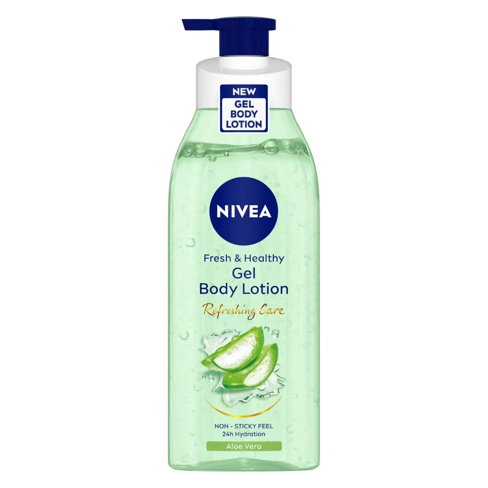 Nivea Fresh And Healthy Gel Body Lotion Refreshing Care Aloe Vera 390Ml