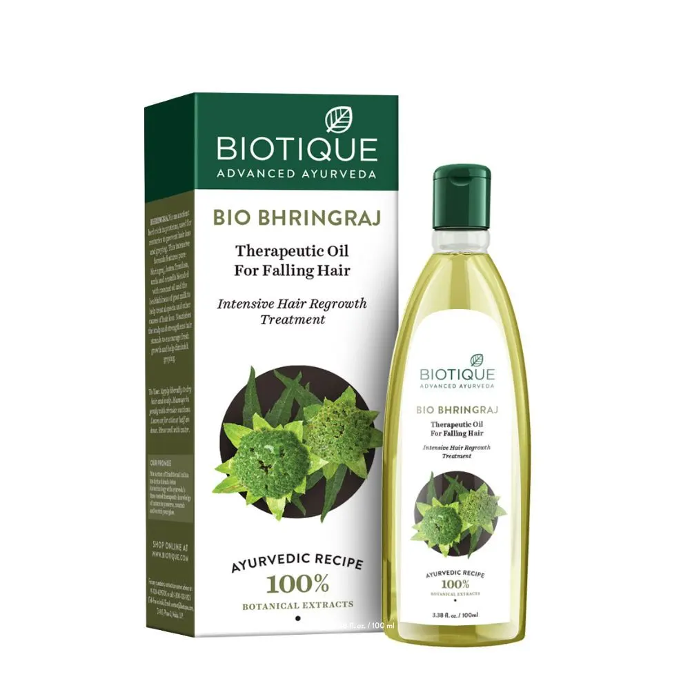 Biotique Bio Bhringraj Therapeutic Oil For Falling Hair 100Ml