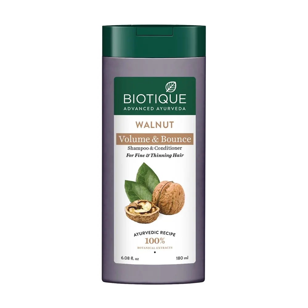 Biotique Bio Walnut Bark Volumizing Shampoo 180Ml