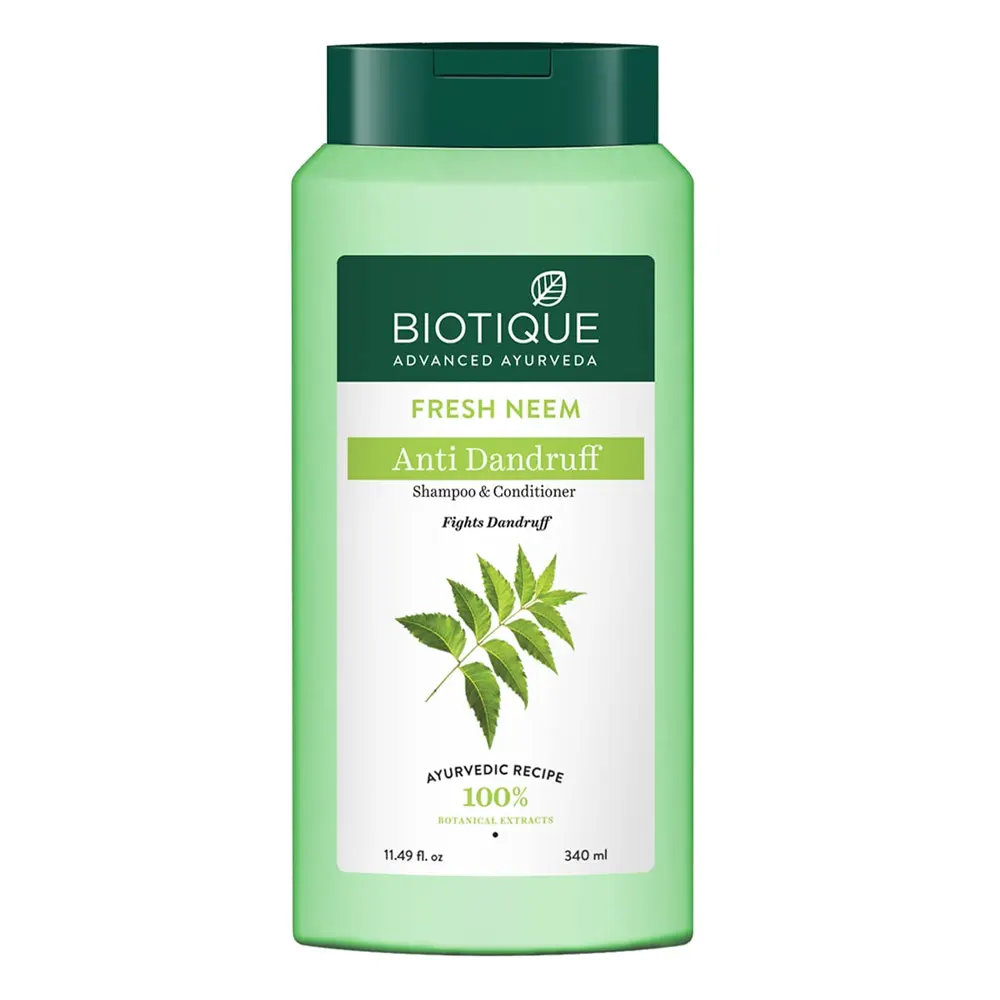 Biotique Bio Neem Margosa Anti-Dandruff Shampoo And Conditioner 340Ml