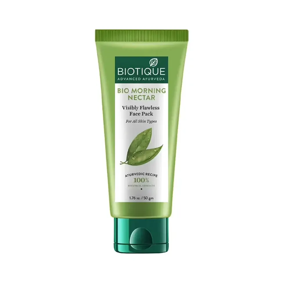 Biotique Advanced Ayurveda Bio Morning Nectar Visibly Flawless Face Pack 50G