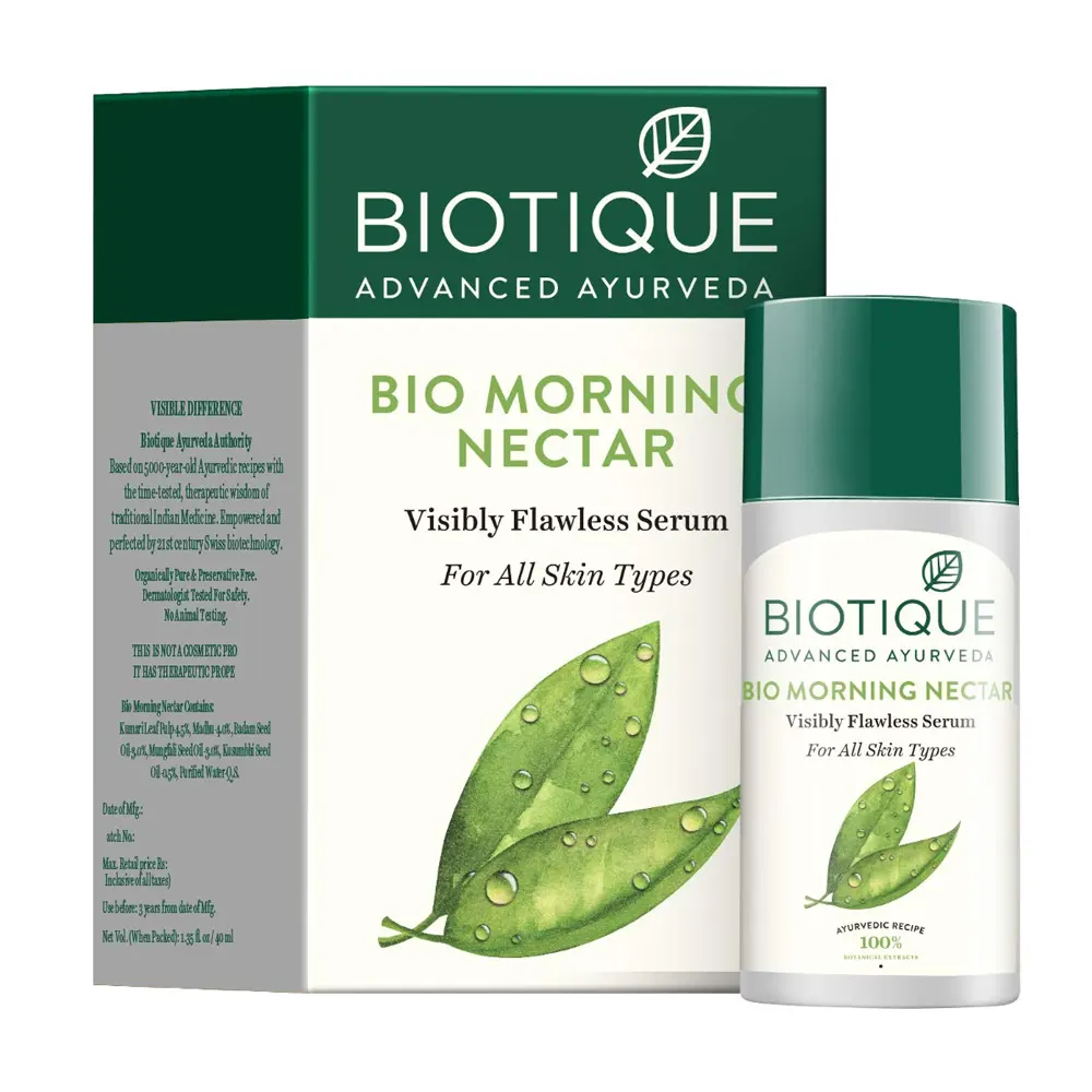 Biotique Bio Morning Nectar Visibly Flawless Serum 40Ml