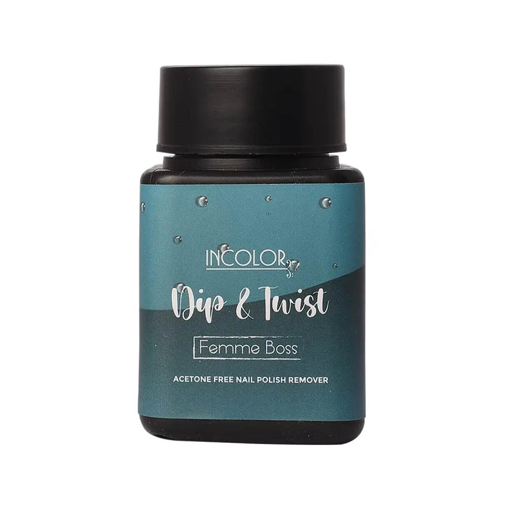 Incolor Dip & Twist Femme Boss Acetone Free Nail Polish Remover 80Ml