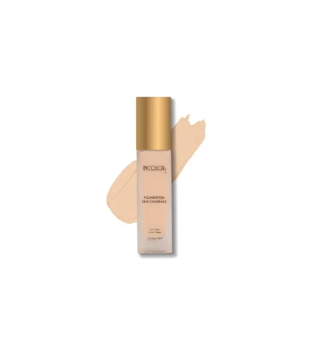 Incolor Foundation Skin Coverage 02 Rose Blush 30Ml