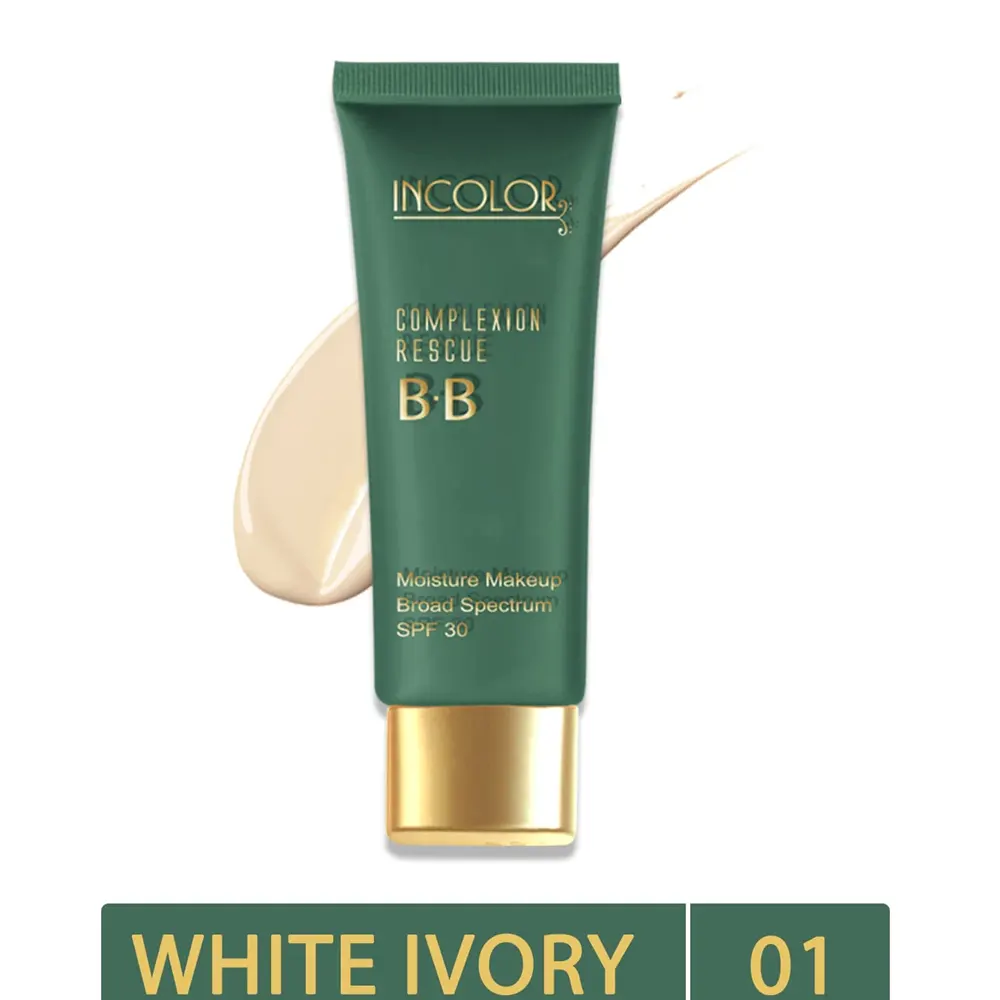 Incolor Complexion Rescue Bb Cream Moisture Makeup Broad Spectrum 01 White Ivory 40Ml