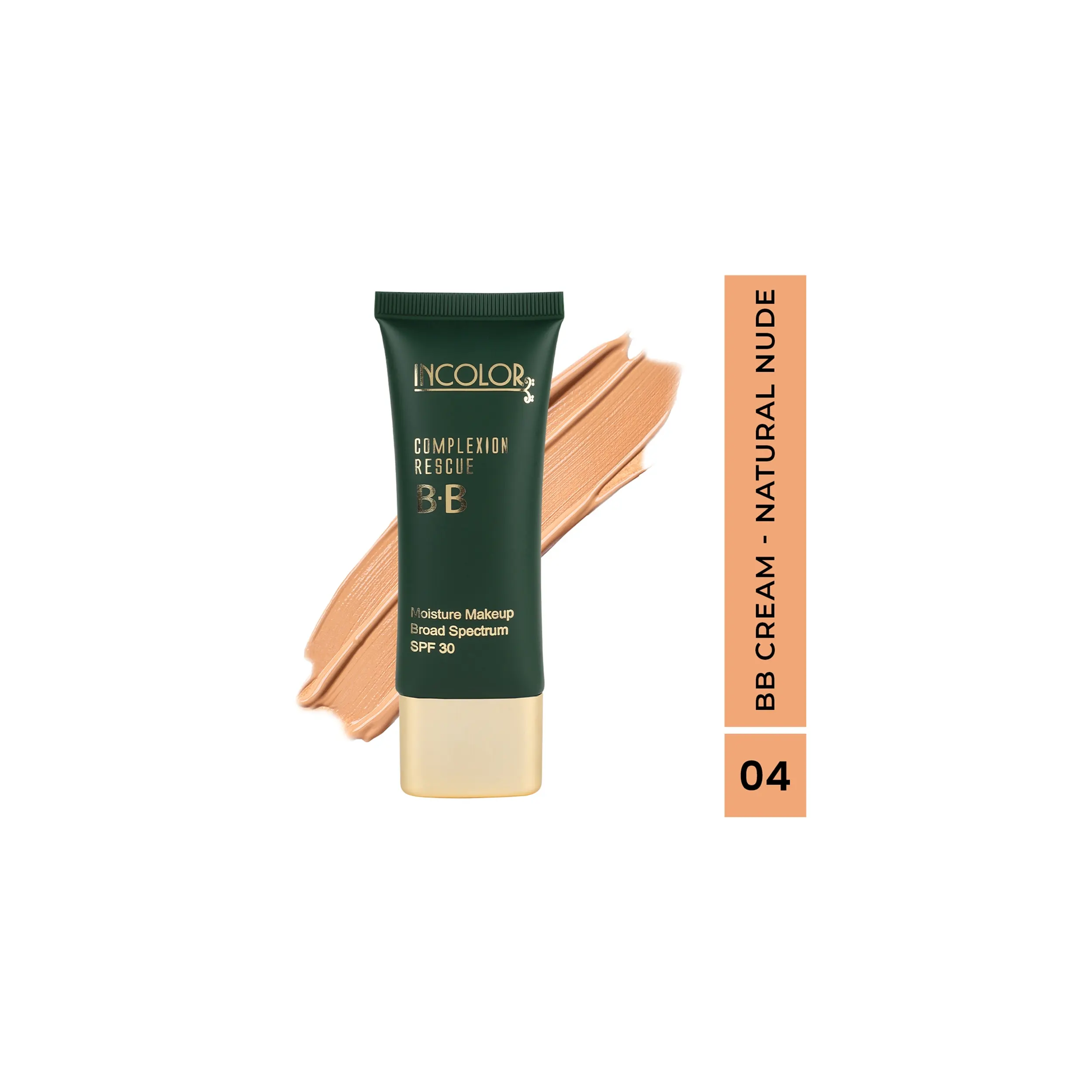 Incolor Complexion Rescue Bb Cream Moisture Makeup Broad Spectrum 04 Natural Nude 40Ml