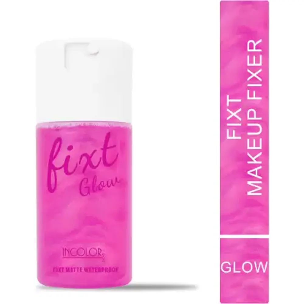 Incolor Fixt Glow Fixt Matte Waterproof Makeup Fixer Pink 100Ml