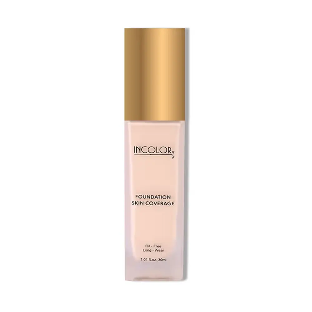 Incolor Foundation Skin Coverage 07 Medium Beige 30Ml