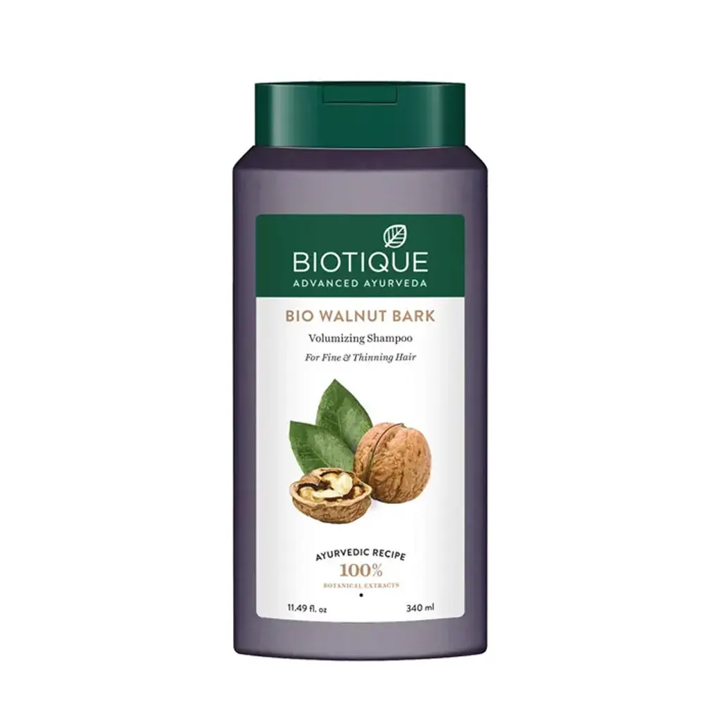 Biotique Advanced Ayurveda Bio Walnut Bark Volumizing Shampoo 340Ml