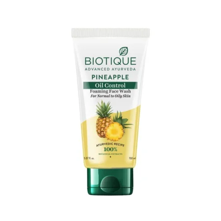 Biotique Advanced Ayurveda Pineapple Oil Control Foaming Face Wash 150Ml
