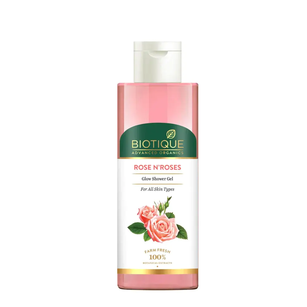 Biotique Advanced Organics Rose N Roses Glow Shower Gel 200Ml