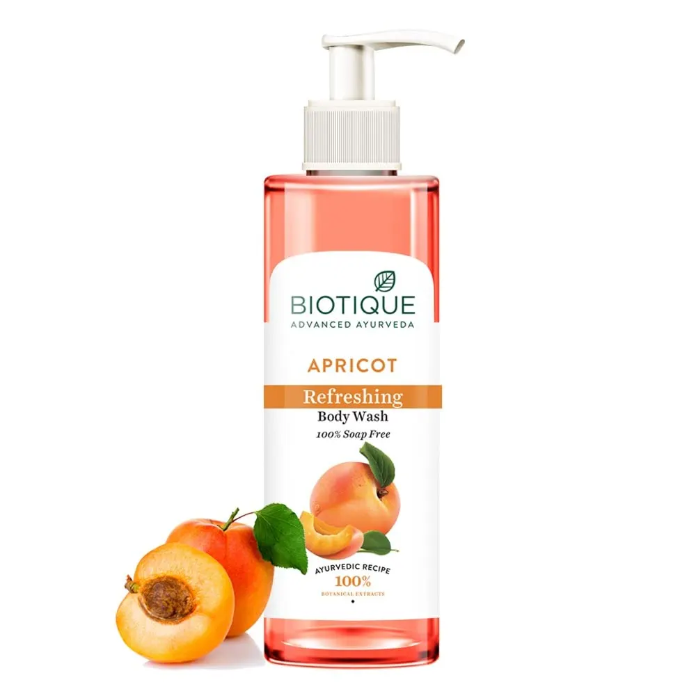 Biotique Advanced Ayurveda Apricot Refreshing Body Wash 200Ml