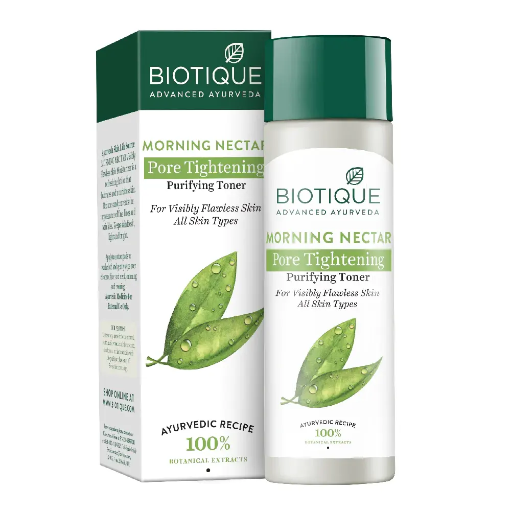 Biotique Advanced Ayurveda Morning Nectar Pore Tightening Purifying Toner 120Ml