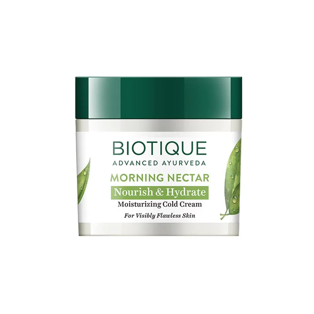 Biotique Advanced Ayurveda Morning Nectar Nourish And Hydrate Moisturizing Cold Cream 175G