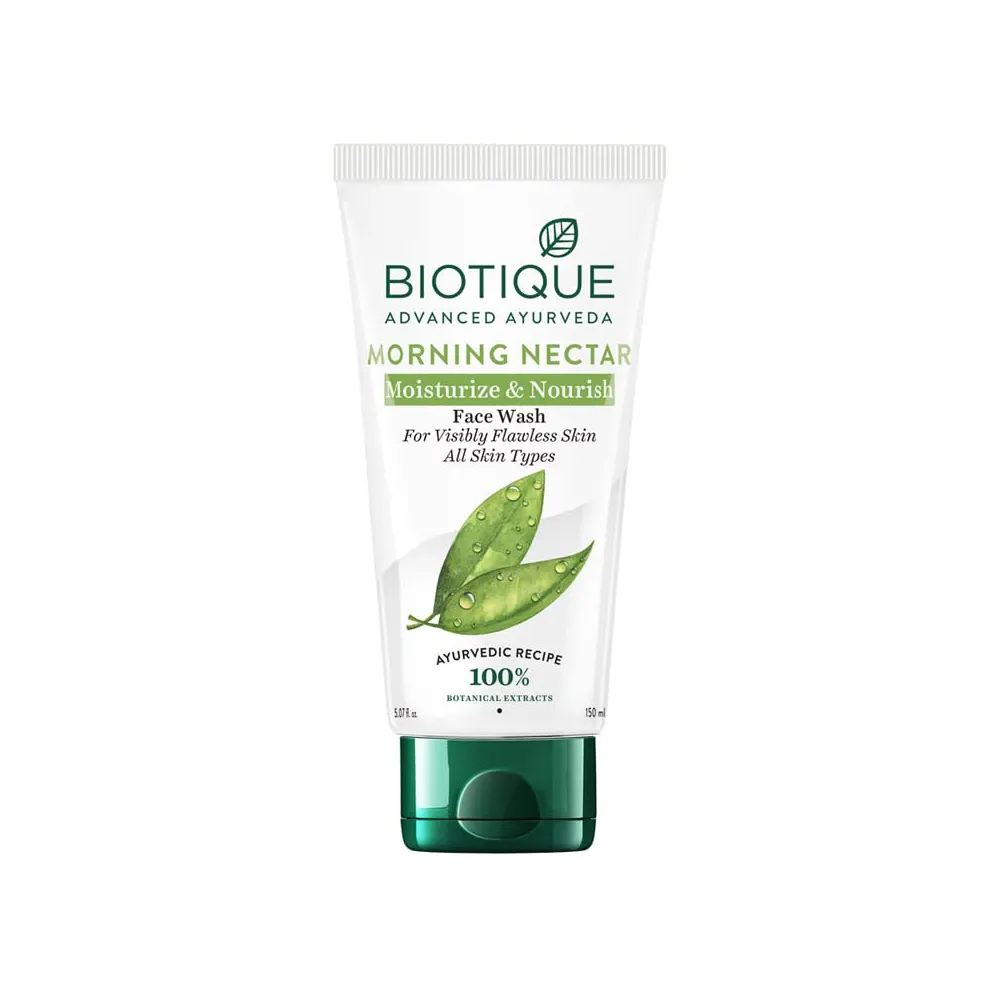 BIOTIQUE ADVANCED AYURVEDA MORNING NECTAR MOISTURIZE AND NOURISH FACE WASH 150ML