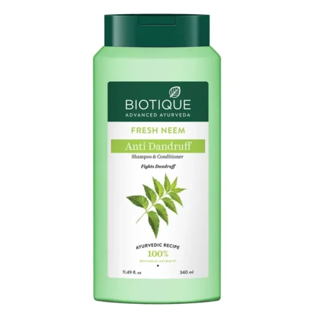 Biotique Advanced Ayurveda Fresh Neem Anti Dandruff Shampoo & Conditioner 340Ml