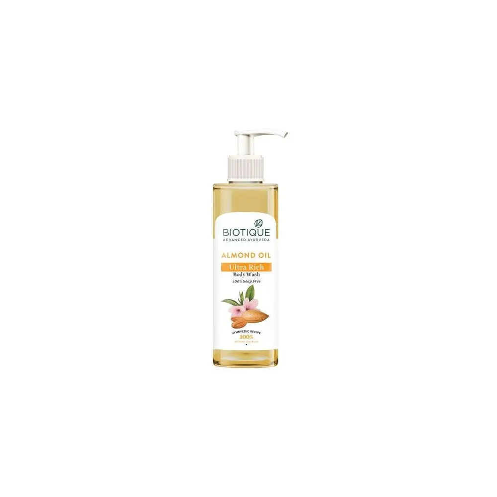 Biotique Advanced Ayurveda Almond Oil Ultra Rich Body Wash 200Ml