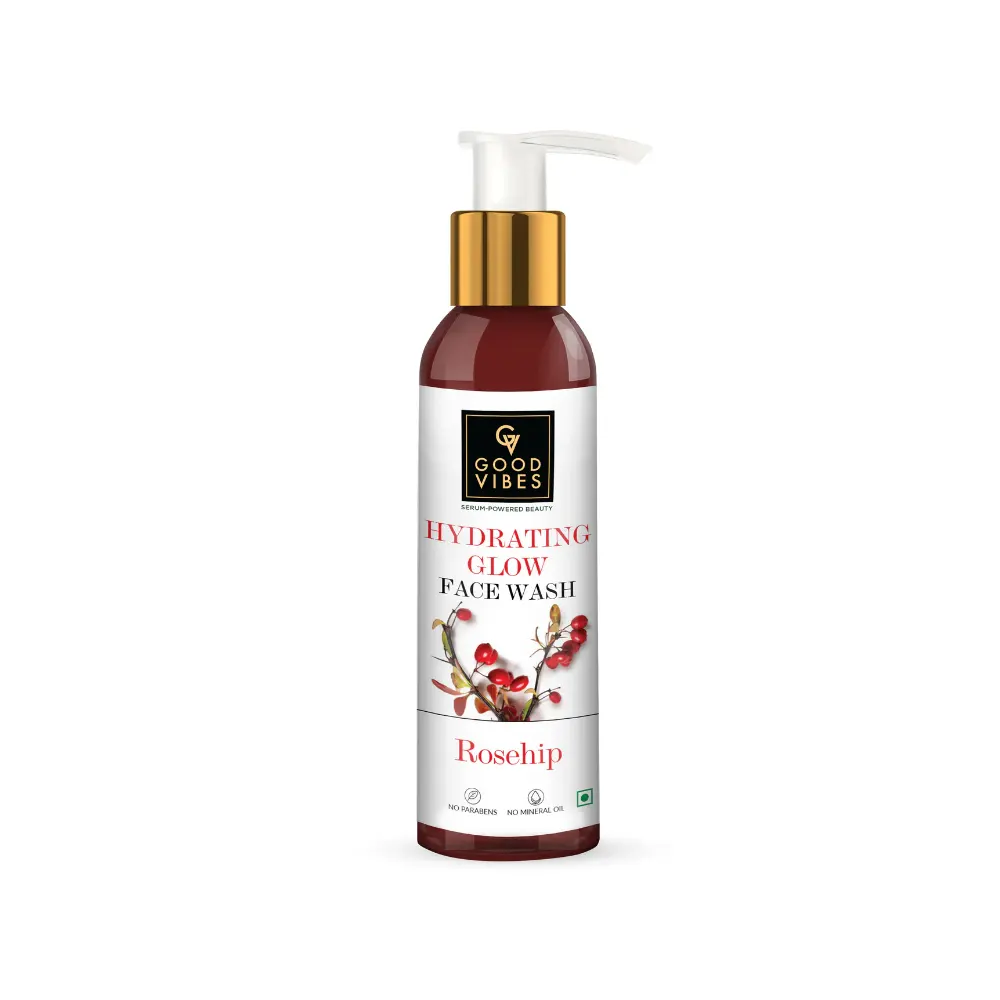 Good Vibes Serum - Powered Beauty Hydrating Glow Roseship Face Wash 120Ml