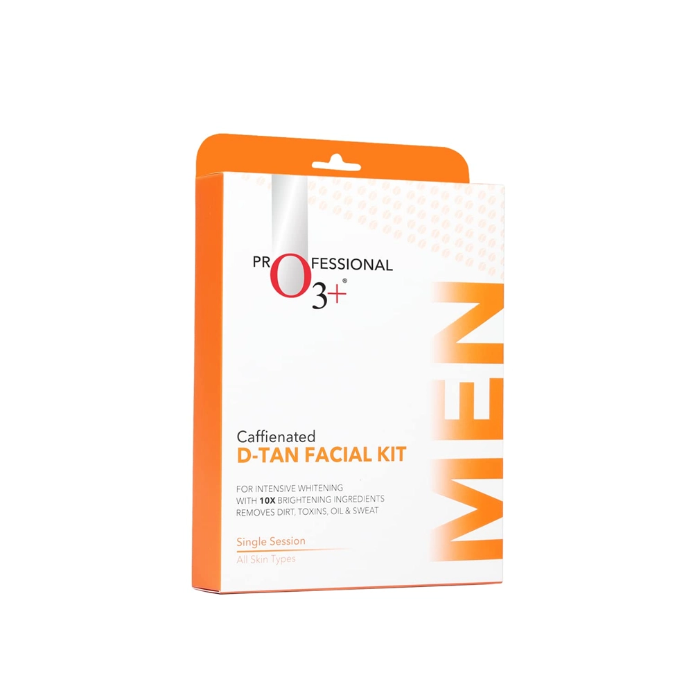 O3+ Skin Solutions Caffienated D-Tan Facial Kit Men