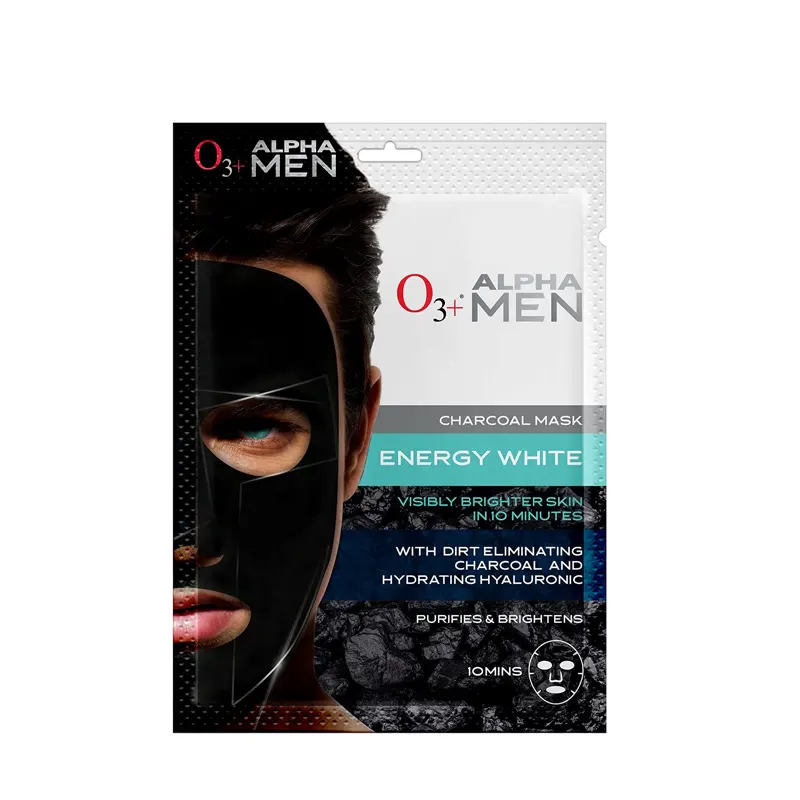 O3+ Professional Alpha Men Charcoal Mask Energy White 30Ml