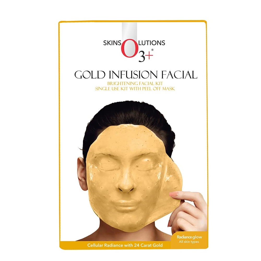 O3+ Skin Solutions Gold Infusion Facial Brightening Facial Kit 30G