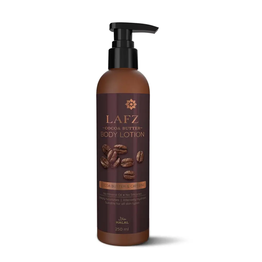 Lafz Cocoa Butter Body Lotion Cocoa Butter And Caffeine 250Ml