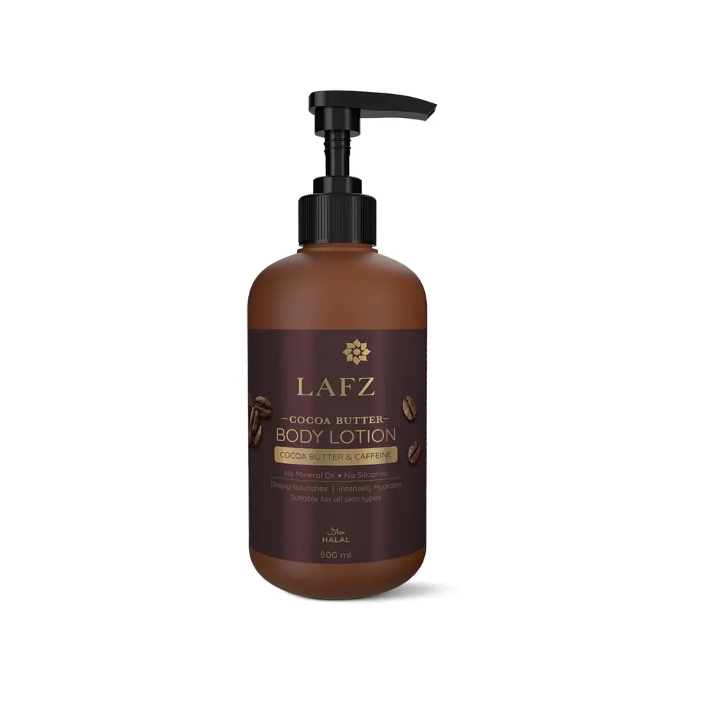 Lafz Body Lotion Cocoa Butter And Caffeine 500Ml
