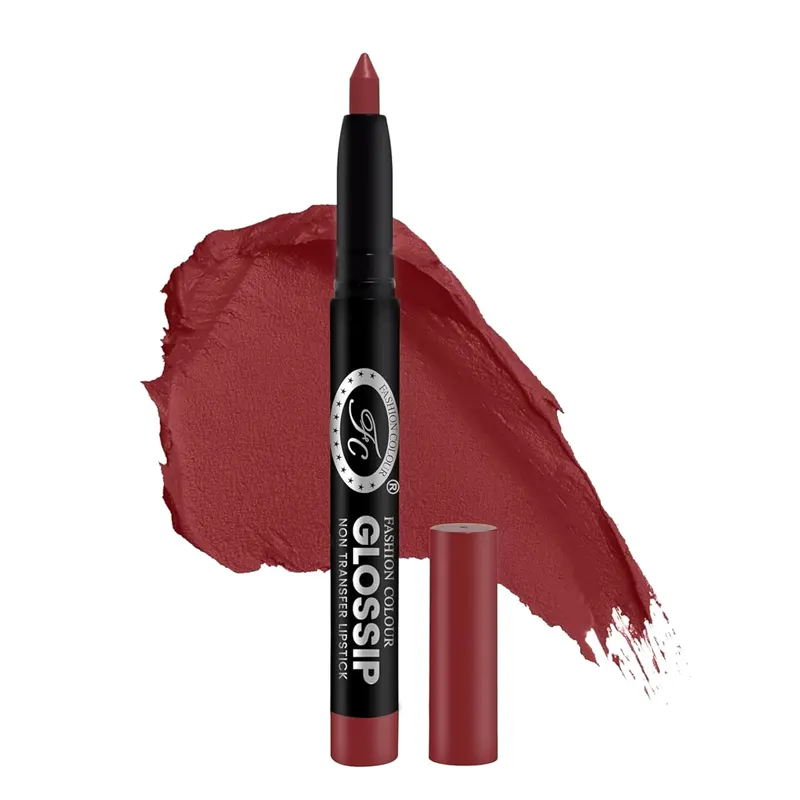 Fashion Colour Glossip Non Transfer Lipstick 806 Spicy Ruby