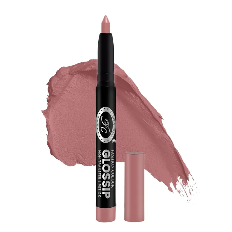 Fashion Colour Glossip Non Transfer Lipstick 807 Pink Sugar