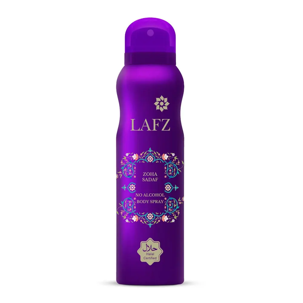 Lafz Zoha Sadaf No Alcohol Body Spray 100G