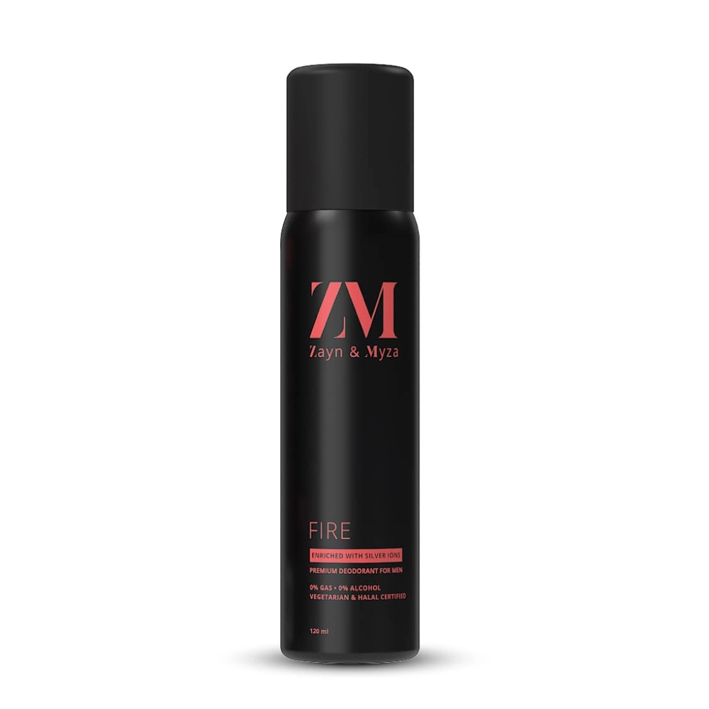Zayn And Myza Fire Deodorant Enriched With Silver Ions 120Ml