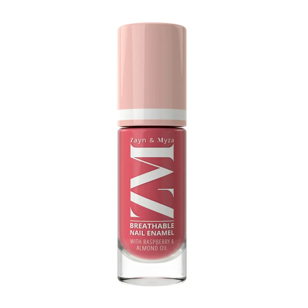 Zayn And Myza Breathable Nail Enamel With Roseberry And Almond Oil 004 Rose Macaroon 6Ml