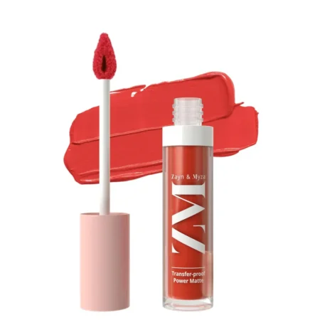Zayn And Mayza Transfer Proof Power Matte Lip Color Shade 03 Candid Coral 6Ml