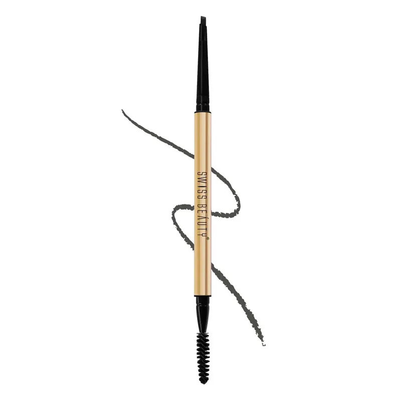 Swiss Beauty Micro Precision Eyebrow Pencil 04 Grey Black