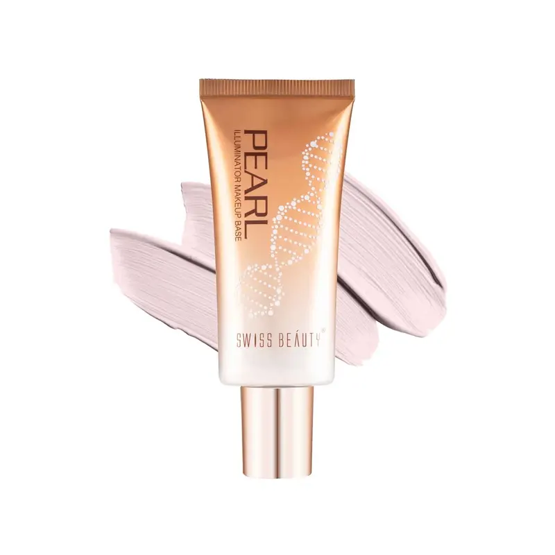 Swiss Beauty Pearl Illuminator Make Up Base 02 Silver Pink 35G