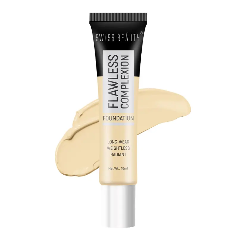 Swiss Beauty Flawless Complexion Foundation 02 Ivory Fair 40Ml