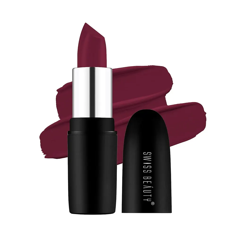 Swiss Beauty Pure Matte Lipstick 207 Raspberry 3.8G
