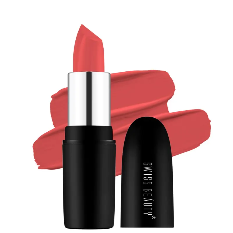 Swiss Beauty Pure Matte Lipstick 217 Apricot 3.8G
