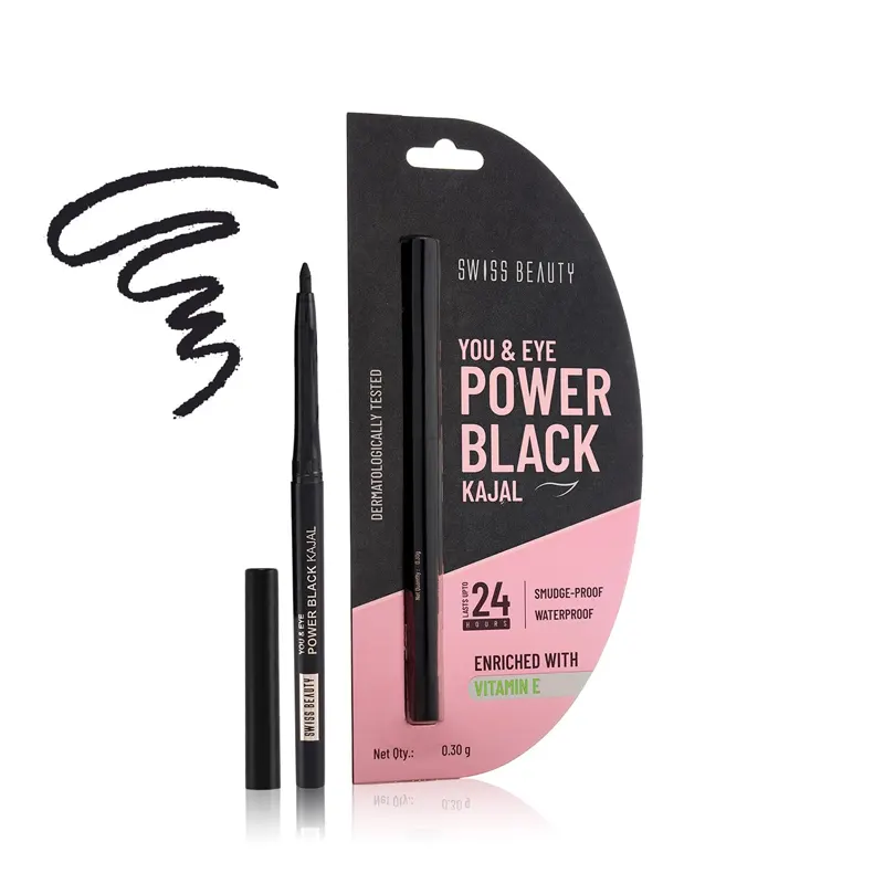 Swiss Beauty You & Eye Power Black Smudge Proof Water Proof