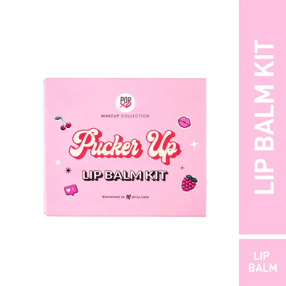 Myglamm Popxo Makeup Collection Pucker Up Lip Balm Kit 3*3G