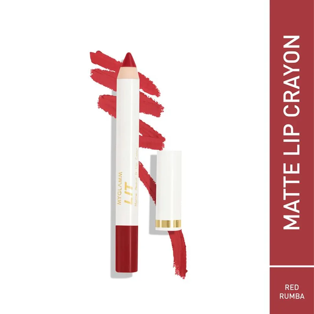 Myglamm Lit Matte About It Lip Color 02 Red Rumba 2.8G