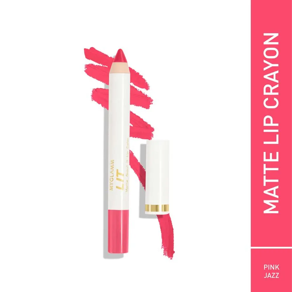 Myglamm Lit Matte About It Lip Color 06 Pink Jazz 2.8G